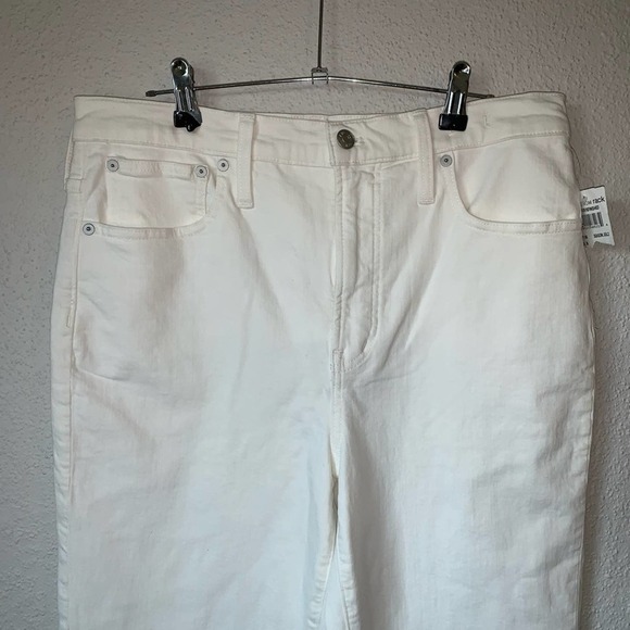 NWT Madewell The Perfect Vintage Jean White Cropped Size 30 - Picture 6 of 11